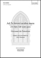 Ad Te levavi oculos meos SATB choral sheet music cover